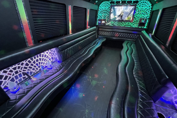 Anaheim Limo Bus Interior