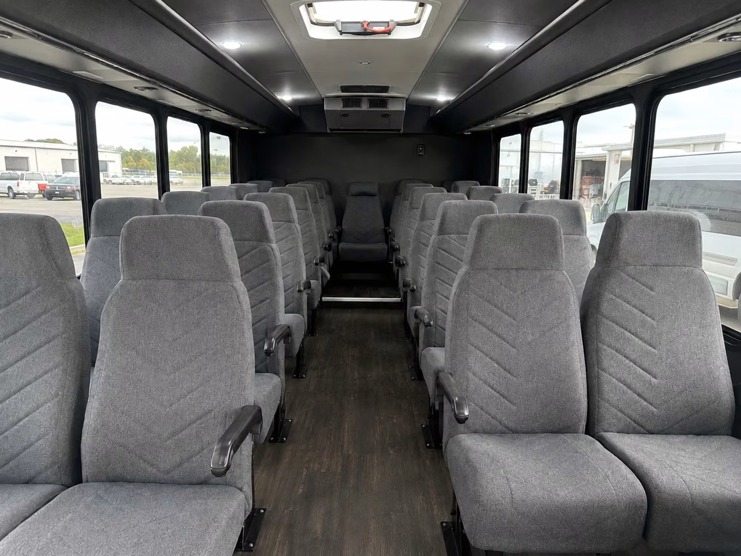 18 passenger minibus interior