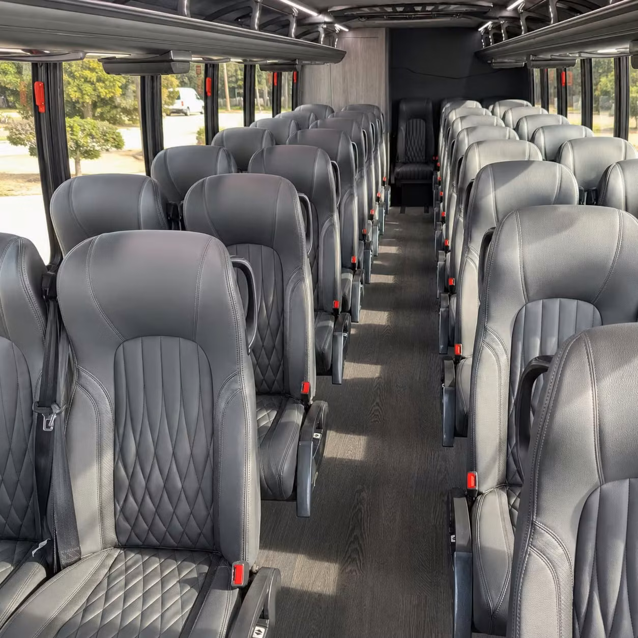 25 passenger minibus interior