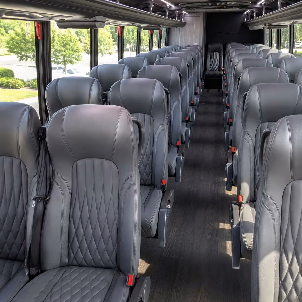 28 passenger minibus interior
