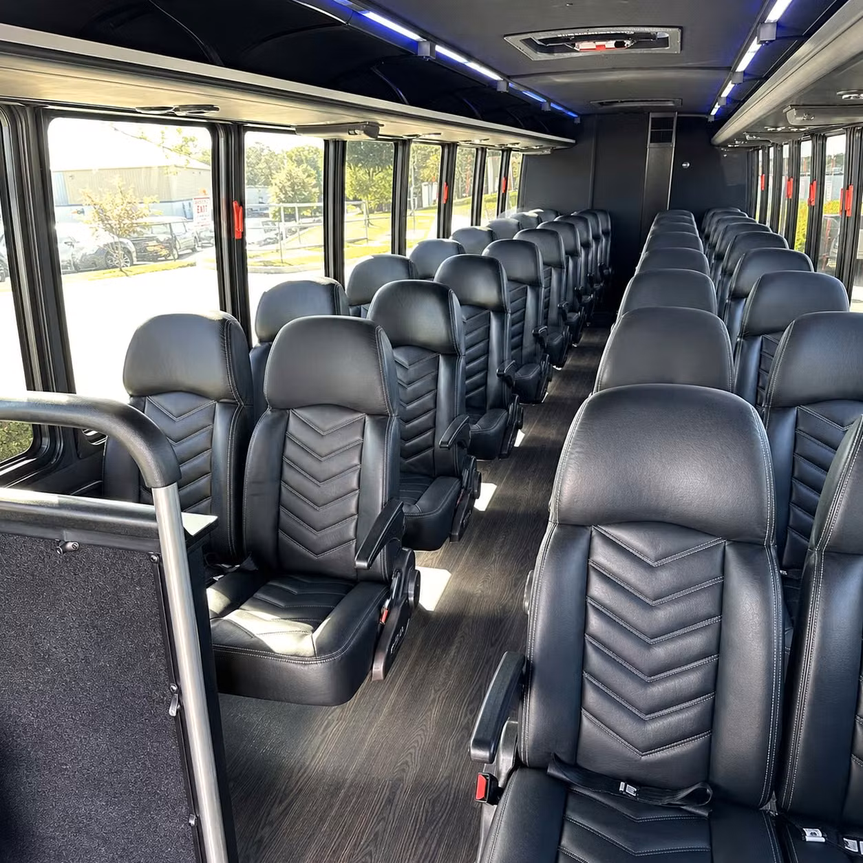 35 passenger minibus interior