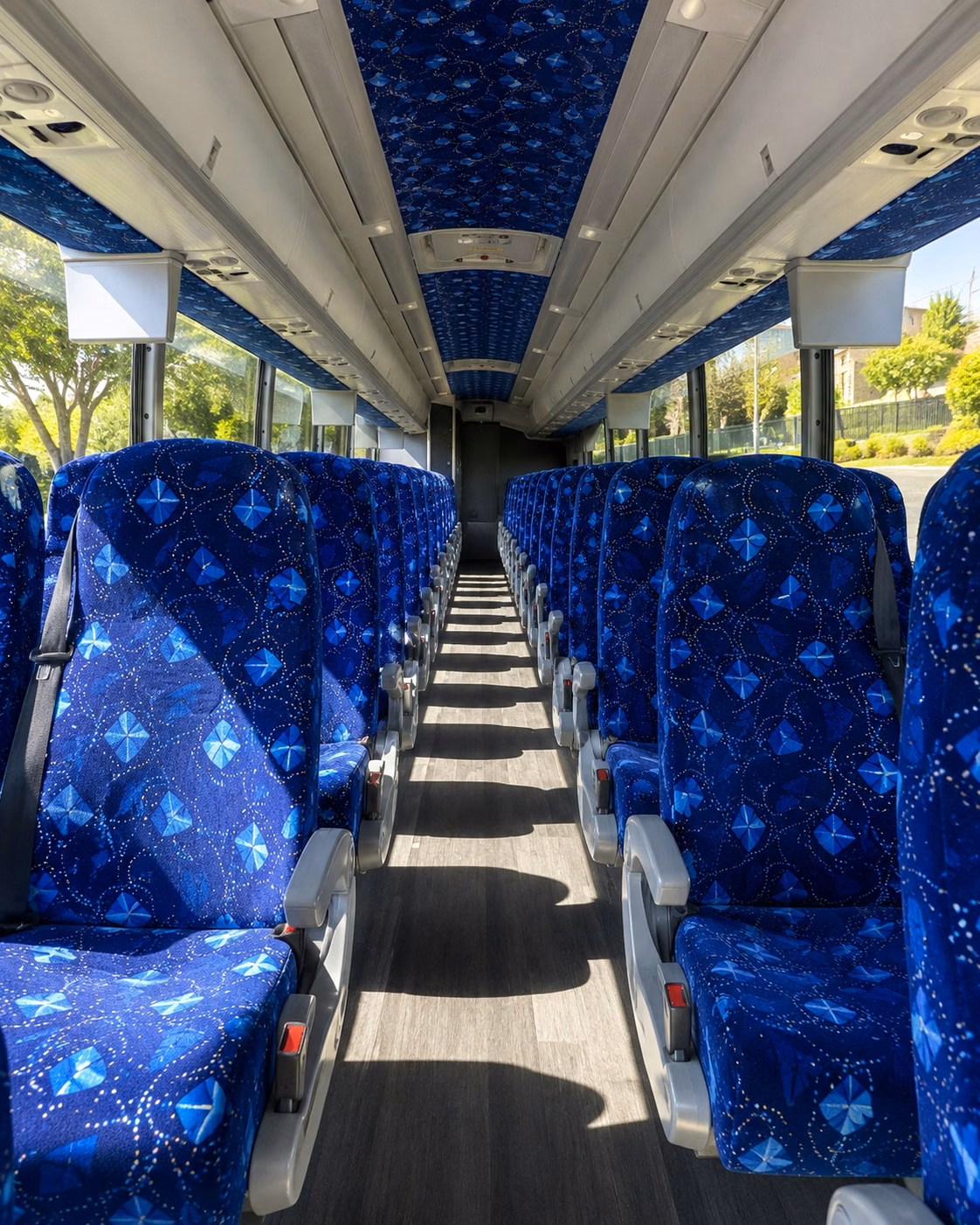 anaheim charter bus interior